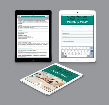 Application guide de médecine interne chien & chat